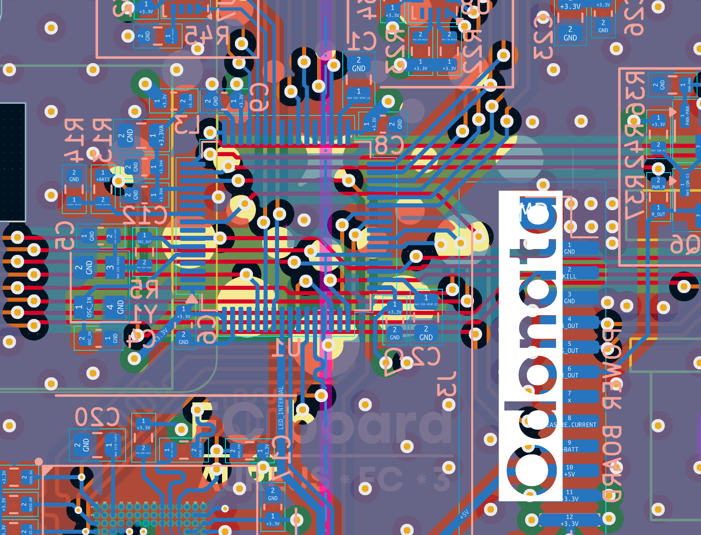 Conception d'une carte électronique PCB pour système drone