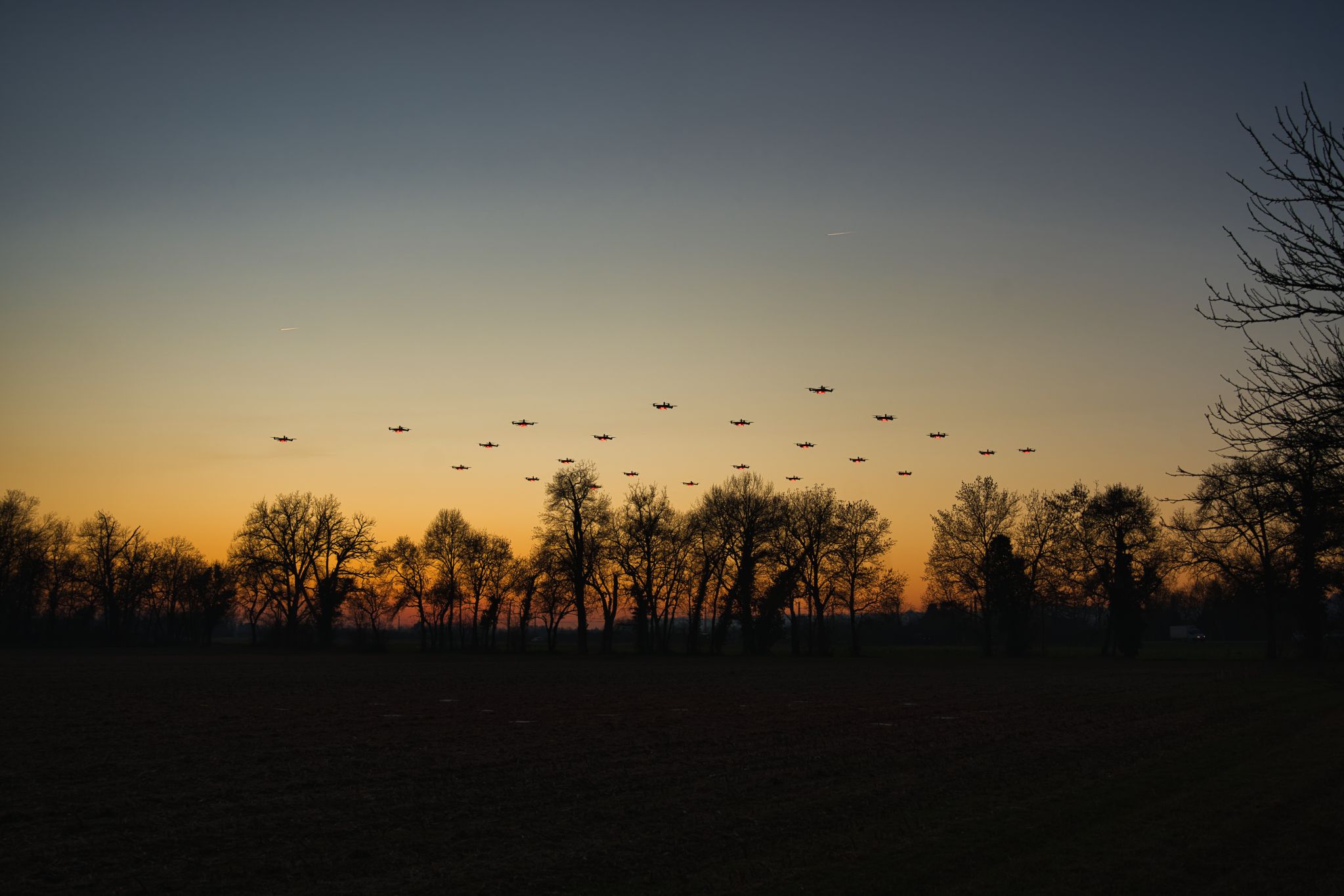 Interface de contrôle de flotte de drones autonomes